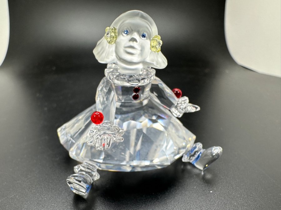 Swarovski Crystal 'Cheerful Times' Girl #626247 with Box 2'H [Photo 3]