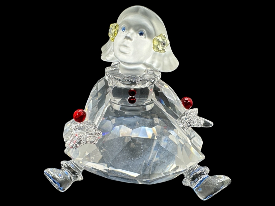 Swarovski Crystal 'Cheerful Times' Girl #626247 with Box 2'H