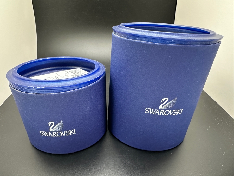 Swarovski Crystal Woodland Friends #7636 and Feathered Friends #1003326 with Boxes 1.5'H and 1.75'H [Photo 8]