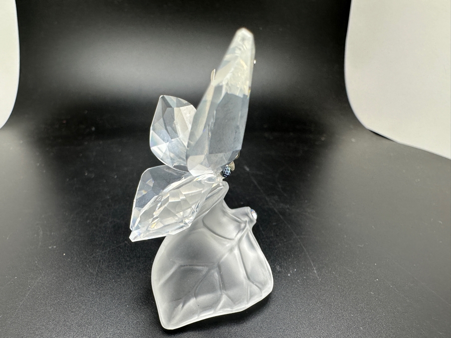 Swarovski Crystal Butterfly on Leaf #182920 with Box 2'H [Photo 5]