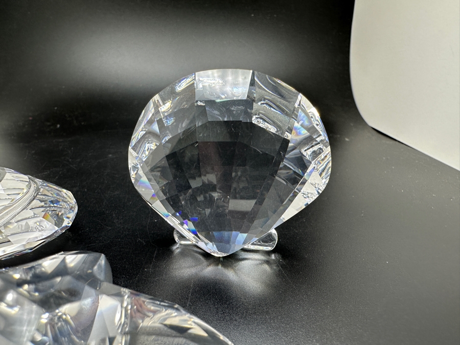 Swarovski Crystal Starfish, Spiral Shell and Shell with Boxes 2' - 2.25'H [Photo 6]
