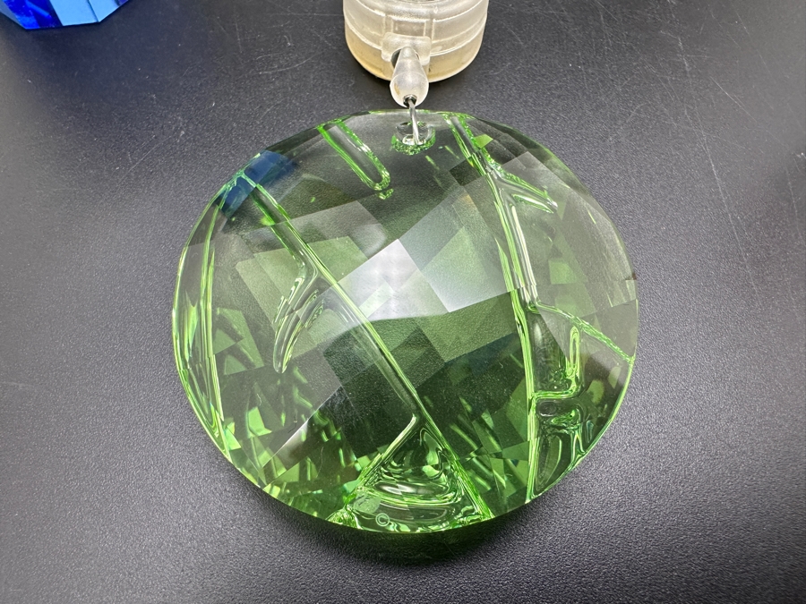 Swarovski Crystal Potted Plant #296598, Window Ornament #905542 and Rocking Snowman #1005414 with Two Boxes 1.5' - 3.75'H [Photo 4]