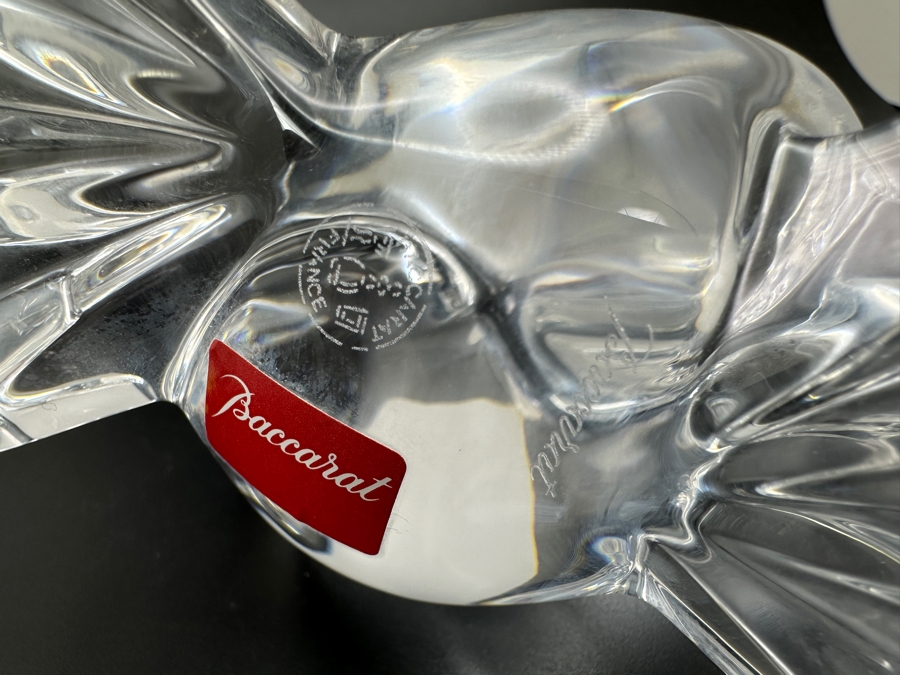 Baccarat Crystal France Loving Doves Signed Figurine 2.5'H [Photo 6]