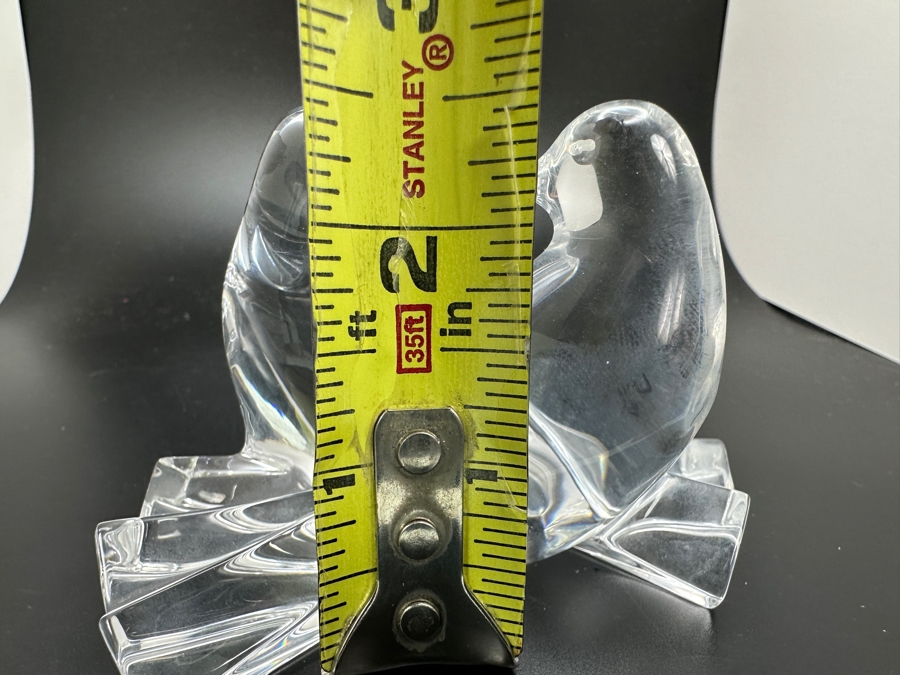 Baccarat Crystal France Loving Doves Signed Figurine 2.5'H [Photo 7]