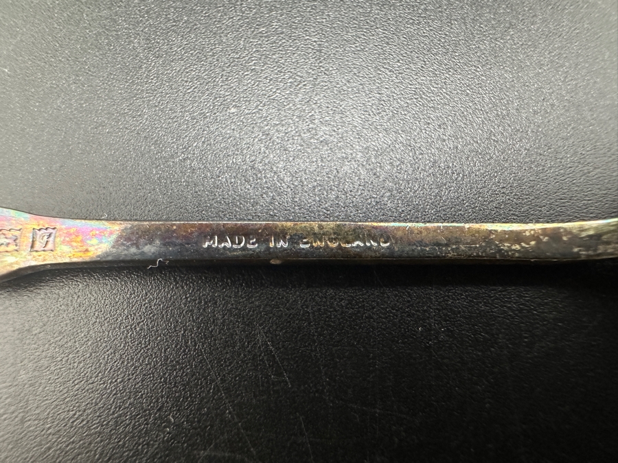 Sterling Silver English Hallmarked London England Tourist Spoons 76.7g (92.5% Silver - Silver Melt Value $75) [Photo 9]