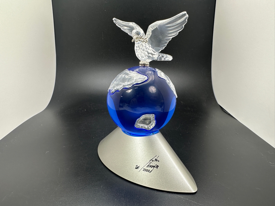 Swarovski Limited Edition Crystal Planet Exclusive Millennium Edition By Designer Anton Hirzinger [Photo 4]