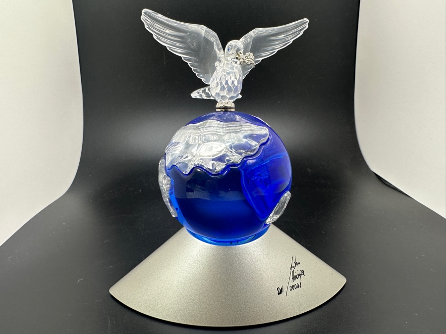 Swarovski Limited Edition Crystal Planet Exclusive Millennium Edition By Designer Anton Hirzinger [Photo 3]