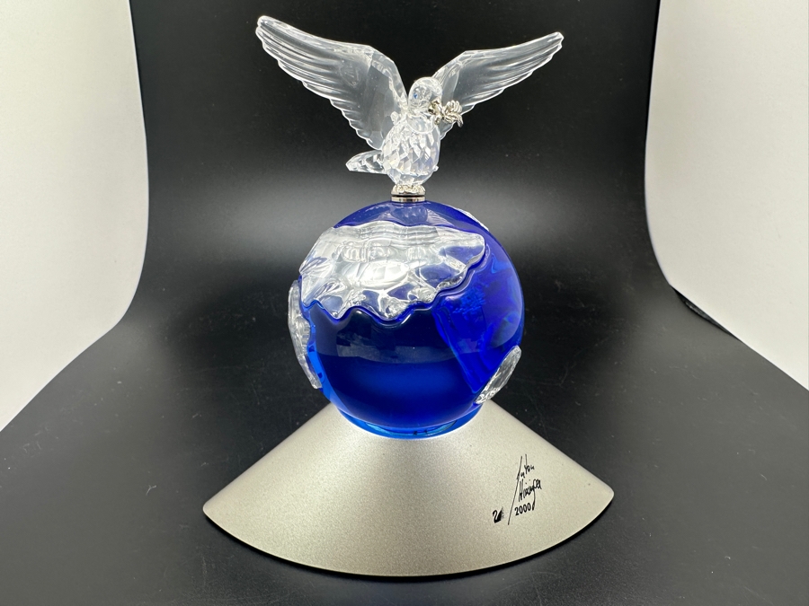 Swarovski Limited Edition Crystal Planet Exclusive Millennium Edition By Designer Anton Hirzinger [Photo 2]