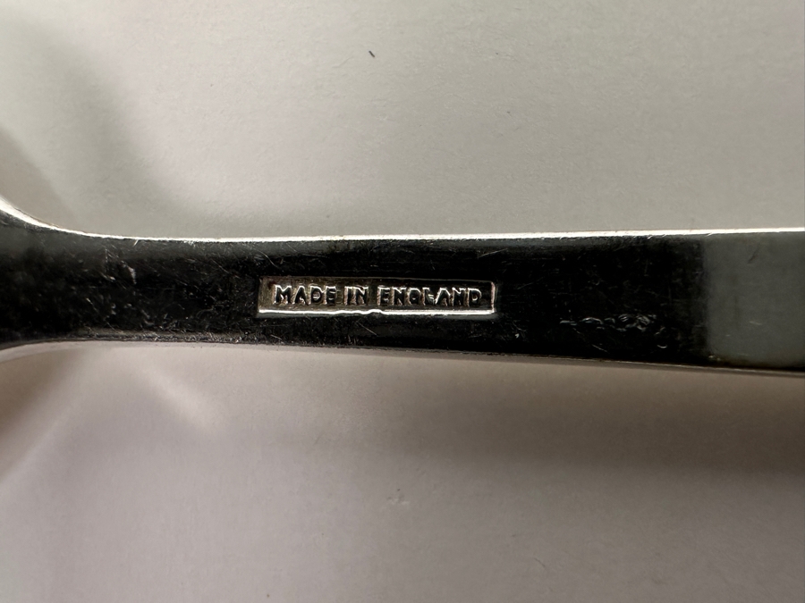 Angora Silverplate Flatware Service Made In England [Photo 5]