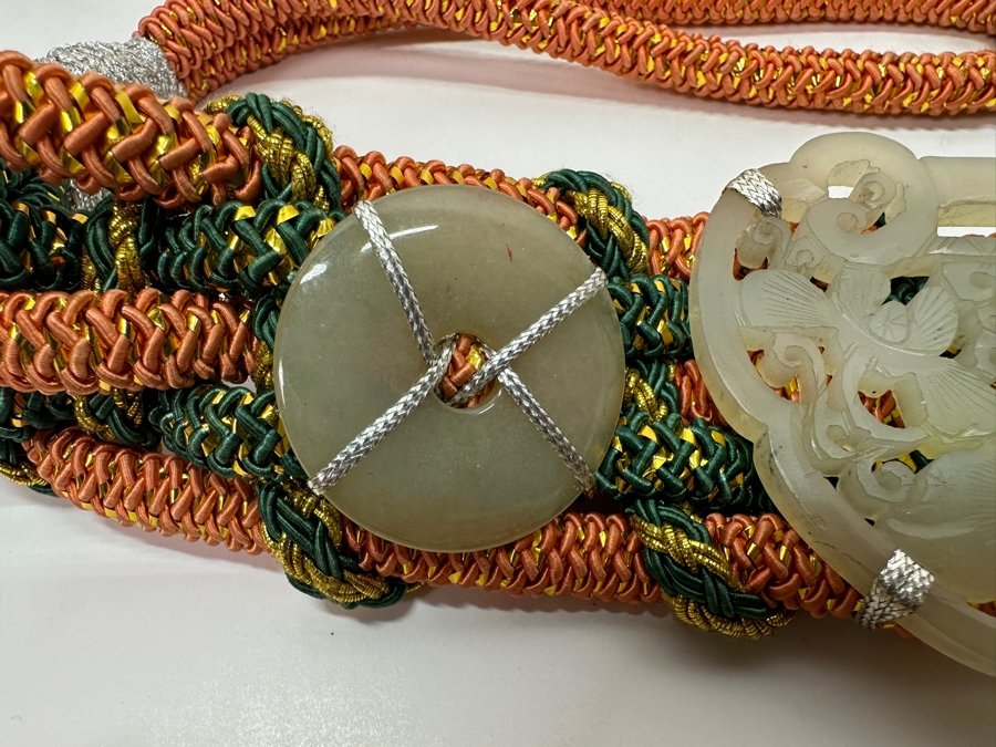 (3) Carved Jade Belts 28'L [Photo 5]