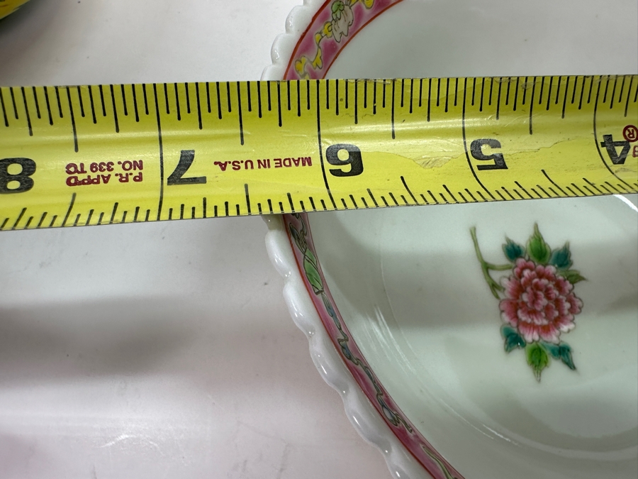 (3) Chinese Hand Painted Dragon Bowls 6.5W And Spoon [Photo 11]