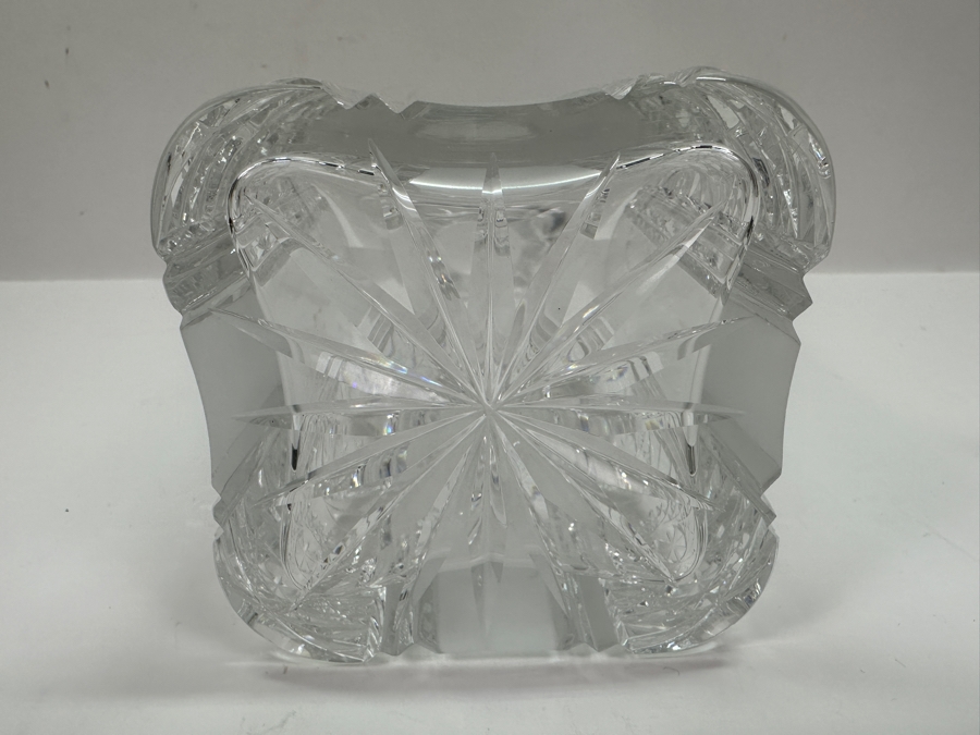 Vintage Bohemia Hand Cut Lead Crystal Liquor Decanter 8.5H [Photo 9]