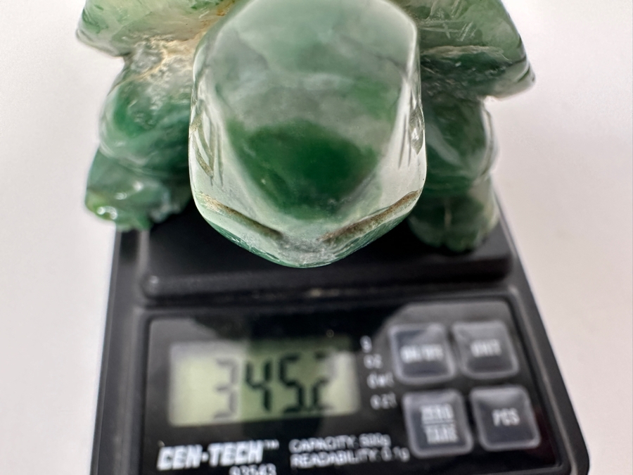 Hand Carved African Jade Turtle Figurine 345.2g [Photo 16]