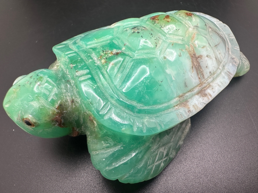 Stunning Carved Jade Turtle Figurine 185g [Photo 11]