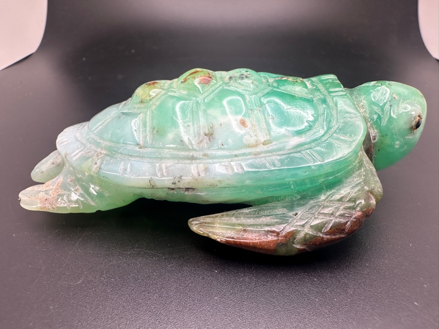 Stunning Carved Jade Turtle Figurine 185g [Photo 5]
