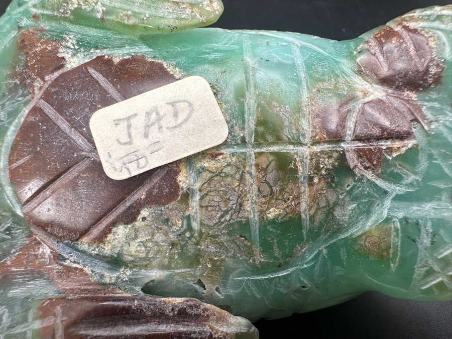 Stunning Carved Jade Turtle Figurine 185g [Photo 16]