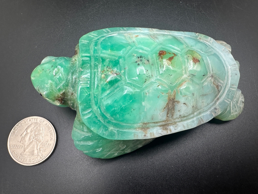 Stunning Carved Jade Turtle Figurine 185g [Photo 17]