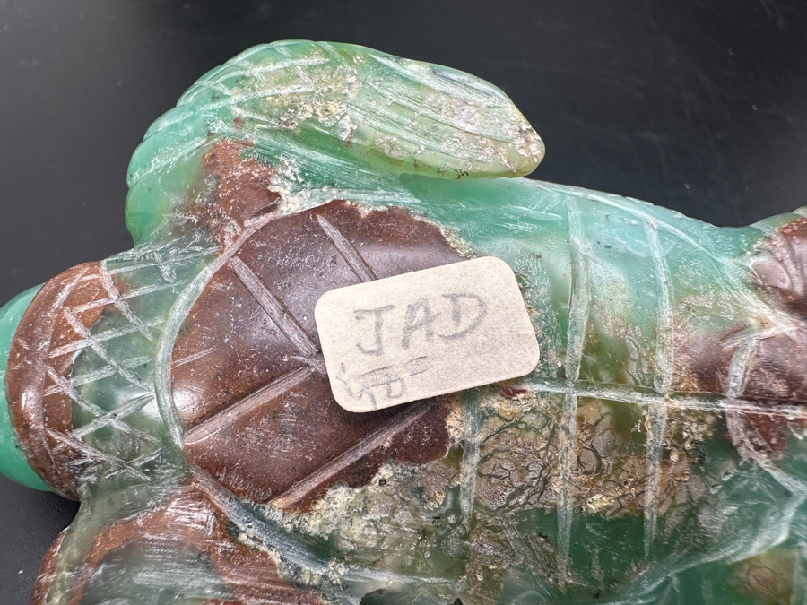 Stunning Carved Jade Turtle Figurine 185g [Photo 15]