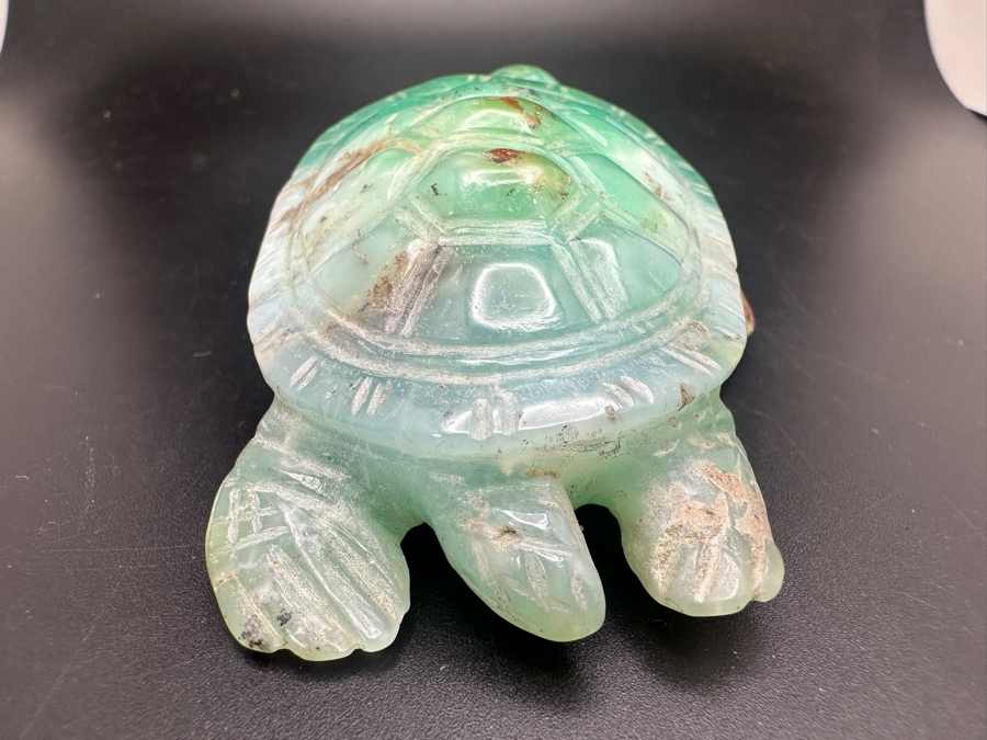 Stunning Carved Jade Turtle Figurine 185g [Photo 12]