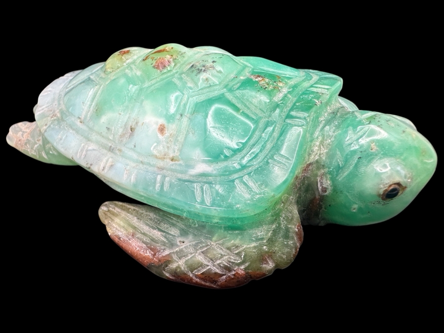 Stunning Carved Jade Turtle Figurine 185g [Photo 2]