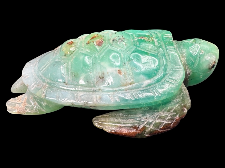 Stunning Carved Jade Turtle Figurine 185g [Photo 1]