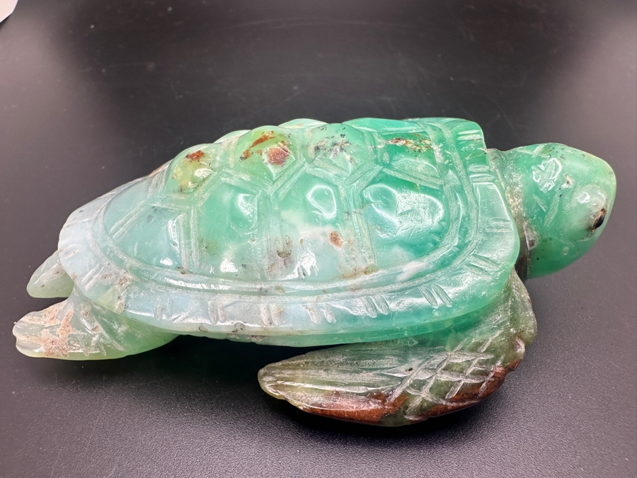Stunning Carved Jade Turtle Figurine 185g [Photo 4]