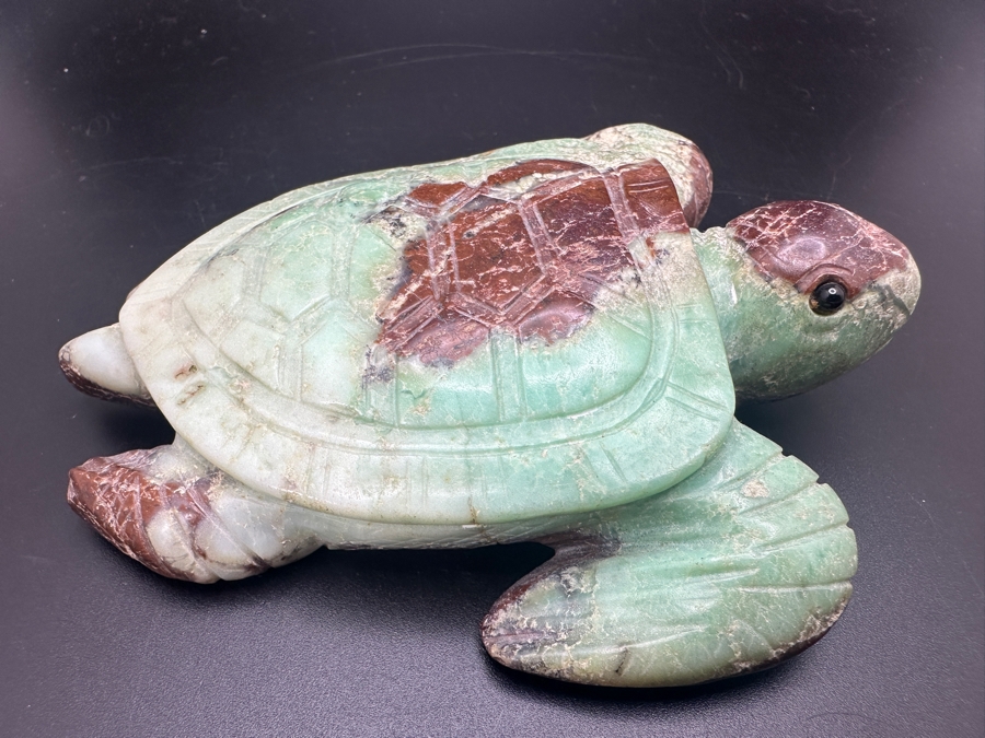 Stunning Chinese Carved Jade Turtle Figurine Retails $480 [Photo 3]