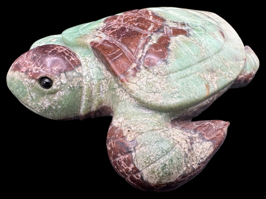 Stunning Chinese Carved Jade Turtle Figurine Retails $480 [Photo 2]