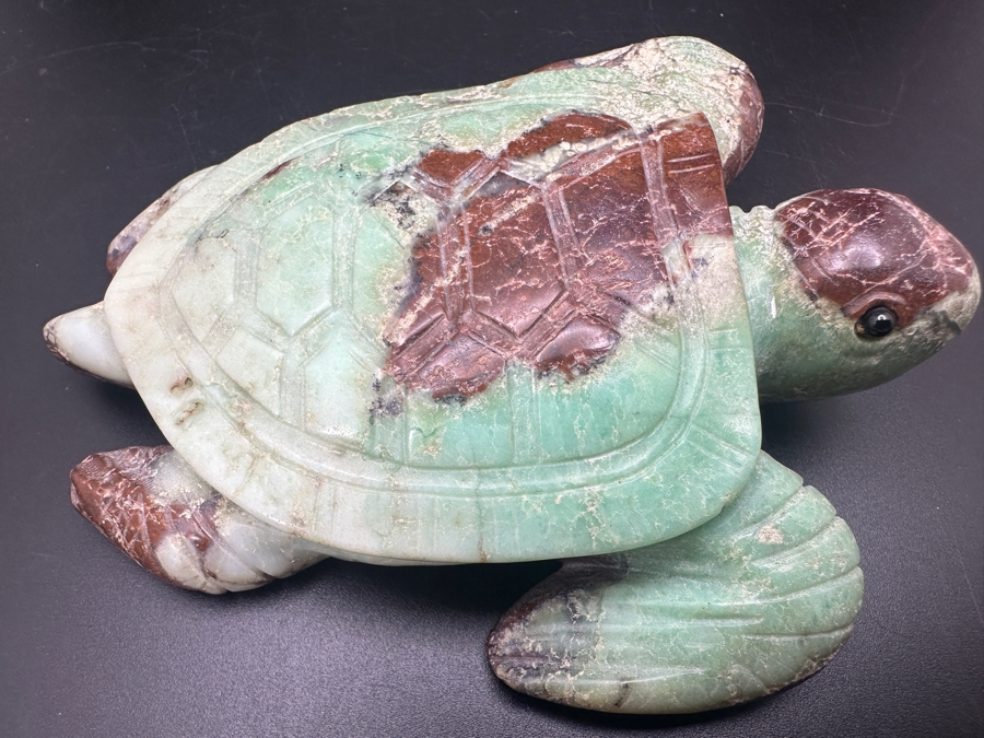 Stunning Chinese Carved Jade Turtle Figurine Retails $480 [Photo 5]