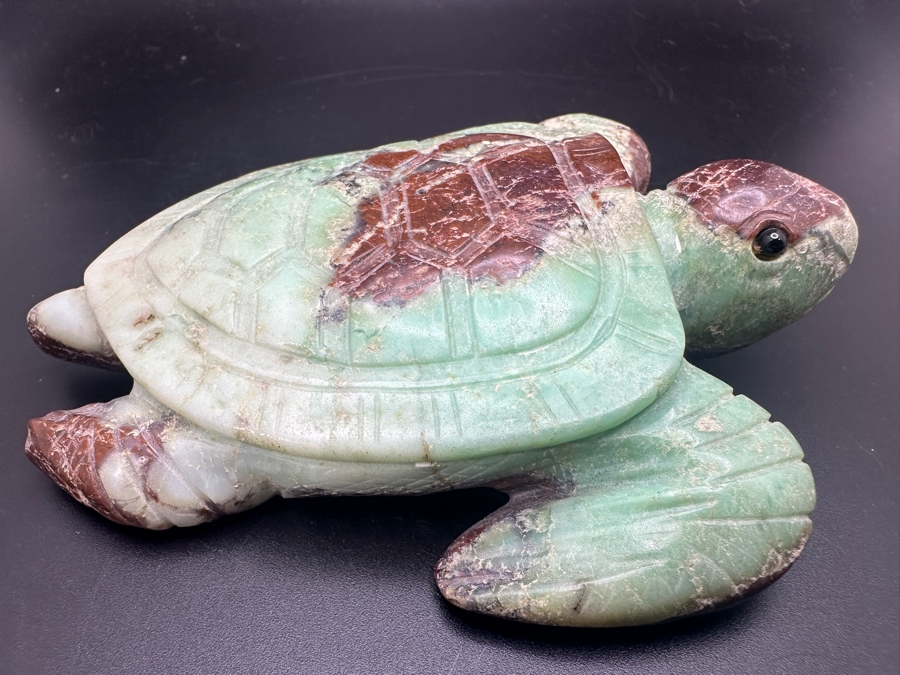 Stunning Chinese Carved Jade Turtle Figurine Retails $480 [Photo 4]