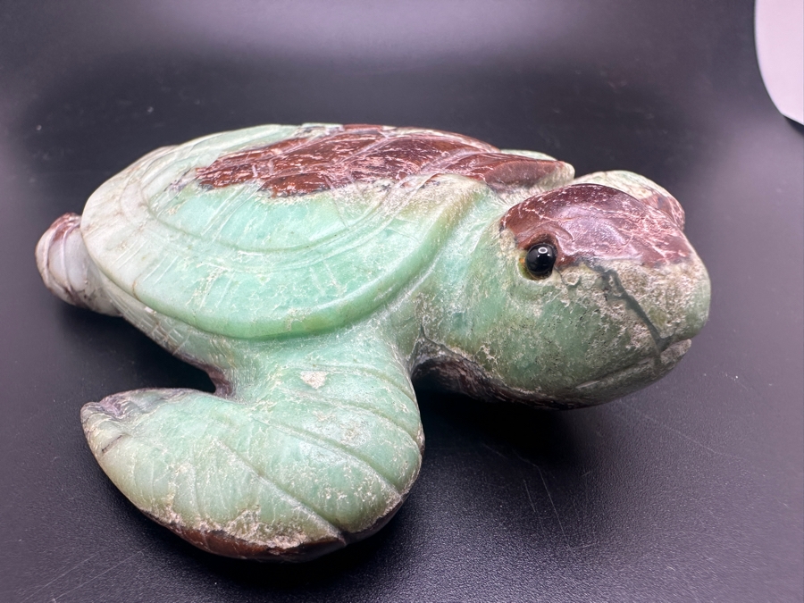 Stunning Chinese Carved Jade Turtle Figurine Retails $480 [Photo 6]