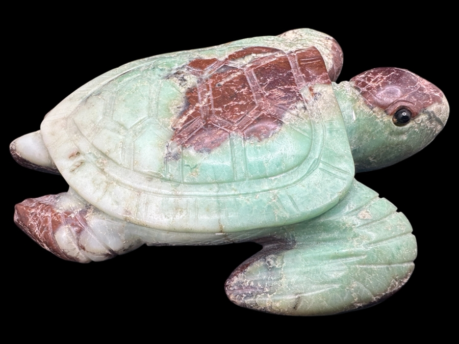 Stunning Chinese Carved Jade Turtle Figurine Retails $480 [Photo 1]
