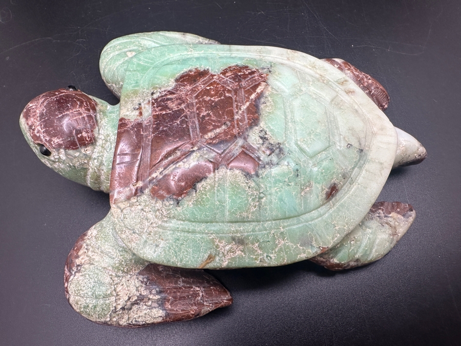 Stunning Chinese Carved Jade Turtle Figurine Retails $480 [Photo 9]
