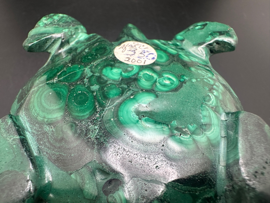 Hand Carved Malachite Turtle Figurine 379g [Photo 13]