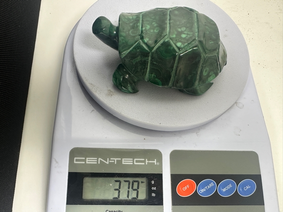Hand Carved Malachite Turtle Figurine 379g [Photo 14]