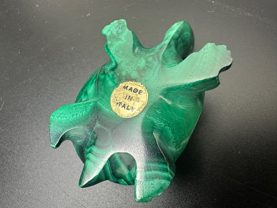 Hand Carved Malachite Turtle Figurine 367g [Photo 22]