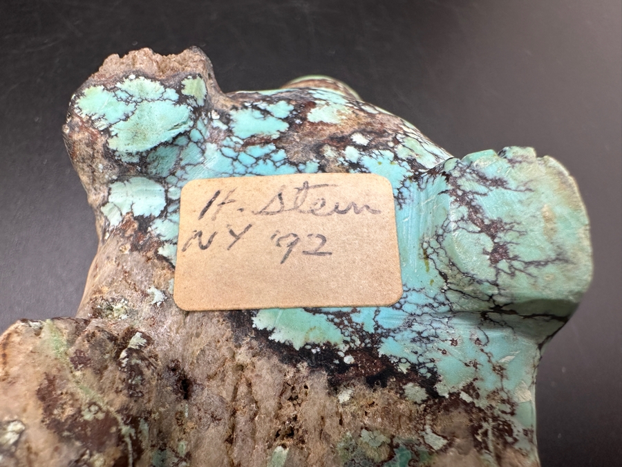 Stunning Hand Carved Turquoise Turtle Figurine 133g [Photo 10]