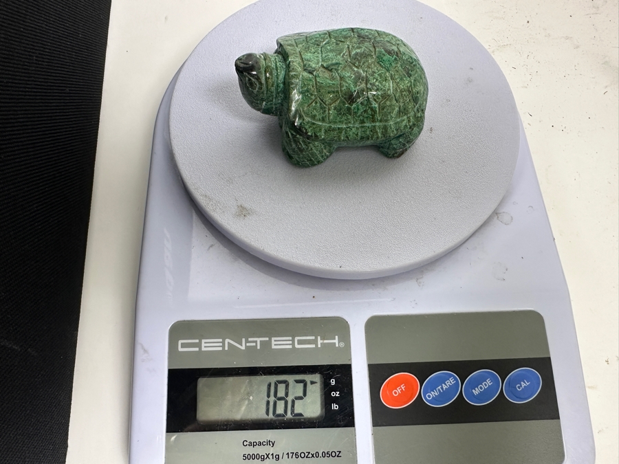 Hand Carved Malachite Turtle Figurine 182g [Photo 13]