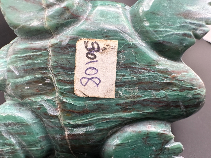 Vintage Hand Carved Stone Turtle Figurine 203g [Photo 12]