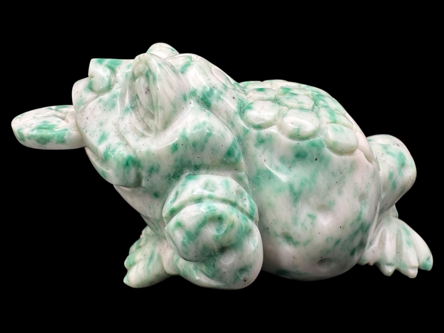 Hand Carved Stone Turtle Figurine 223g