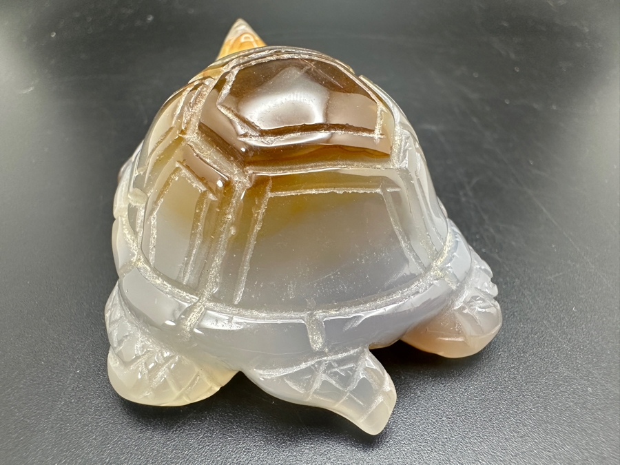 Hand Carved Crystal Turtle Figurine 94g [Photo 8]