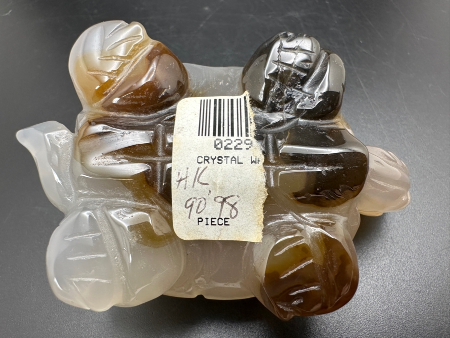 Hand Carved Crystal Turtle Figurine 94g [Photo 9]