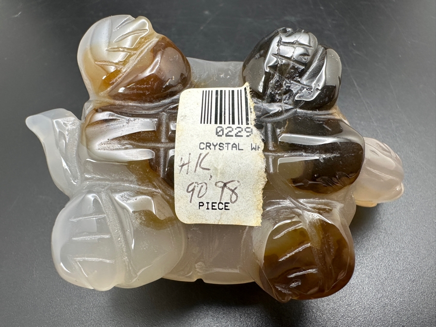 Hand Carved Crystal Turtle Figurine 94g [Photo 10]