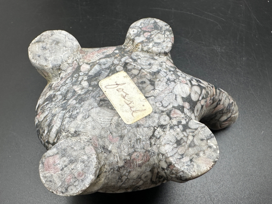 Hand Carved Fossil Stone Turtle Figurine 137g [Photo 10]