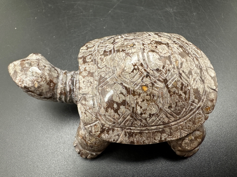 Hand Carved Stone Turtle Figurine 86g [Photo 4]