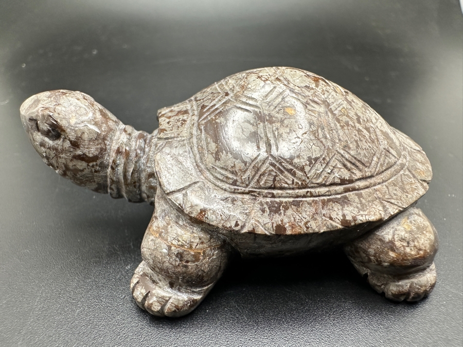 Hand Carved Stone Turtle Figurine 86g [Photo 3]