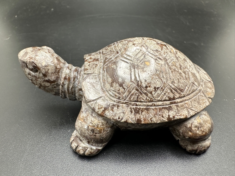 Hand Carved Stone Turtle Figurine 86g [Photo 2]