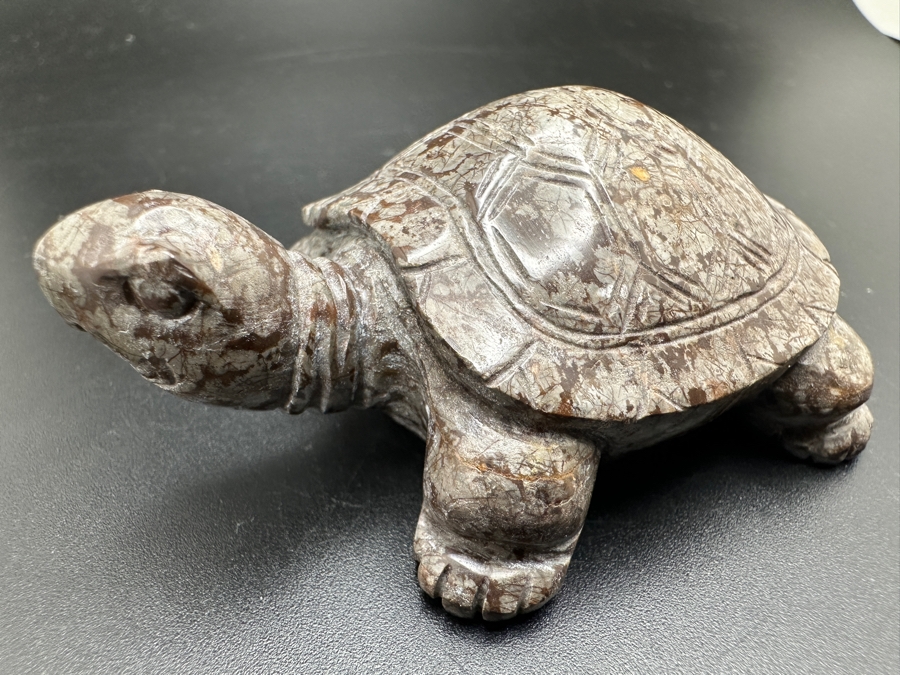 Hand Carved Stone Turtle Figurine 86g [Photo 5]