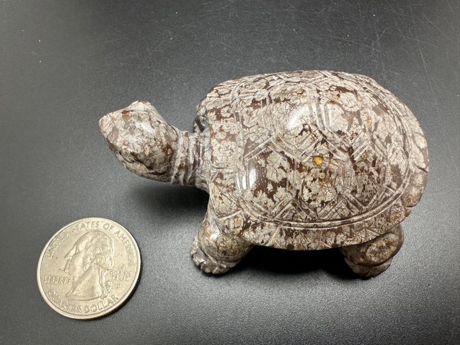 Hand Carved Stone Turtle Figurine 86g [Photo 12]