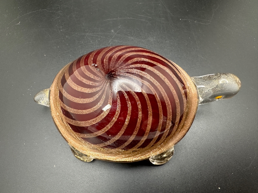 Italian Murano Glass Turtle Figurine With Original Tags Made In Italy [Photo 7]